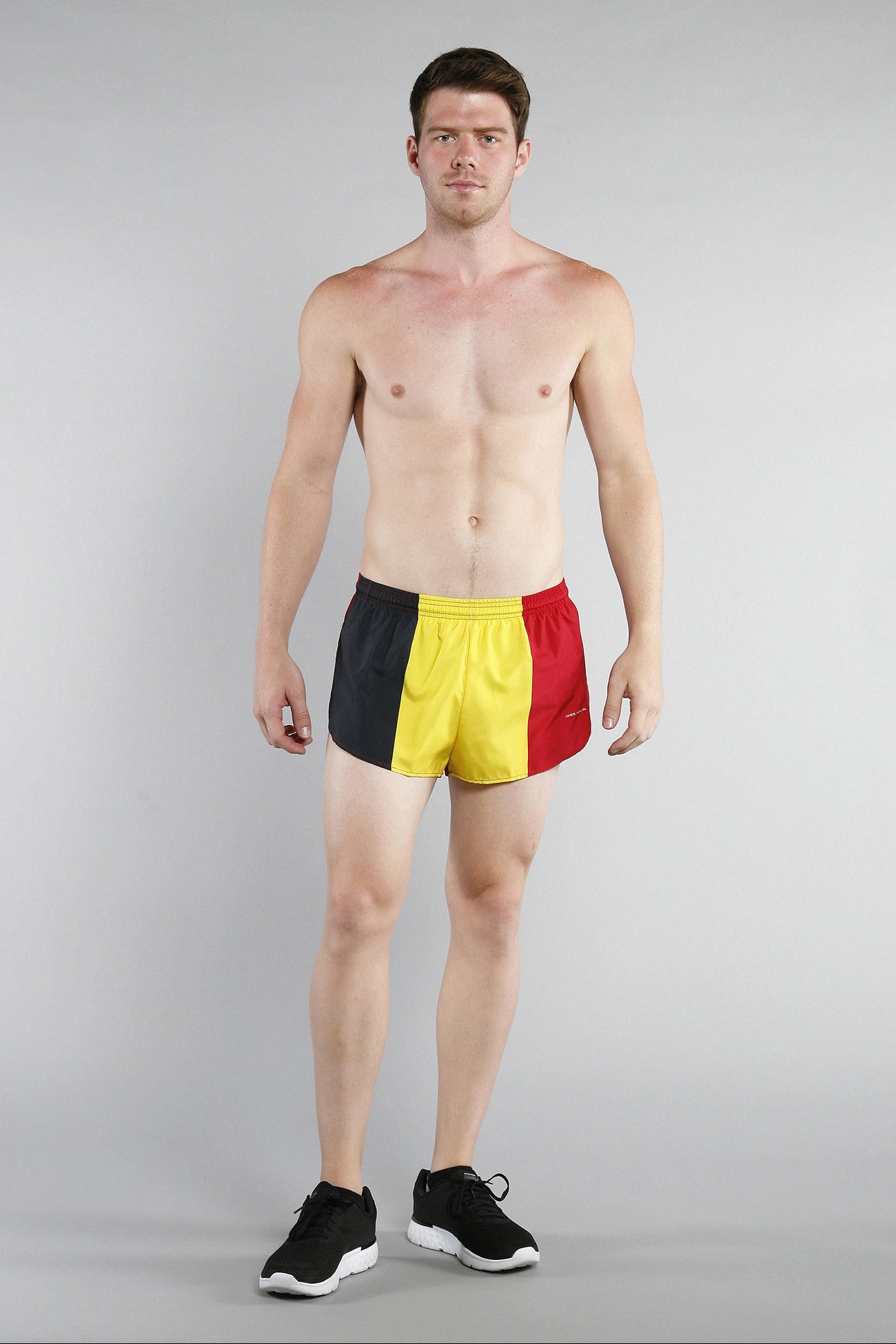 MEN'S 1" ELITE SPLIT SHORT- BELGIUM - BOAUSA