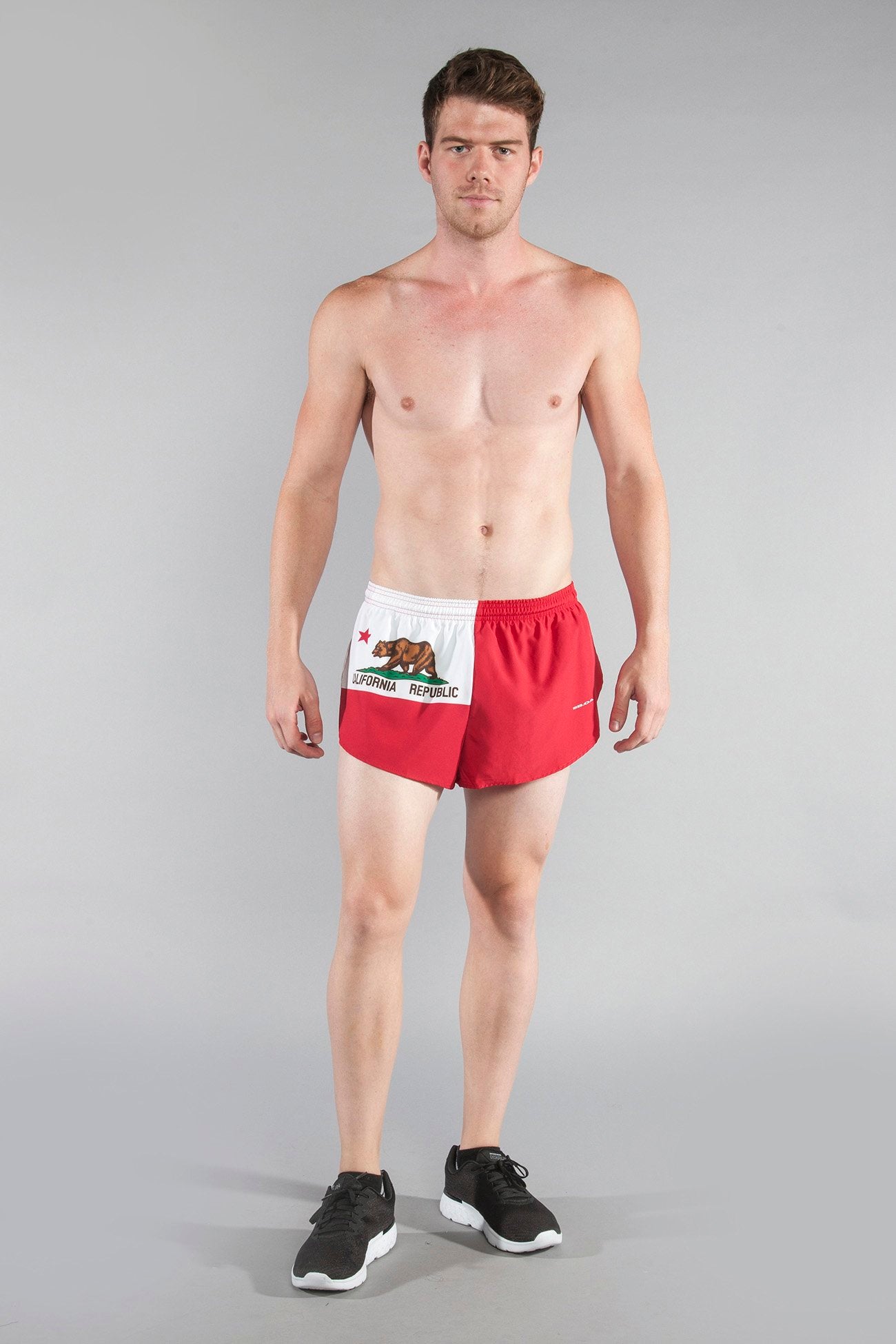 Men's Flag 1" Elite Split Shorts [C] - California