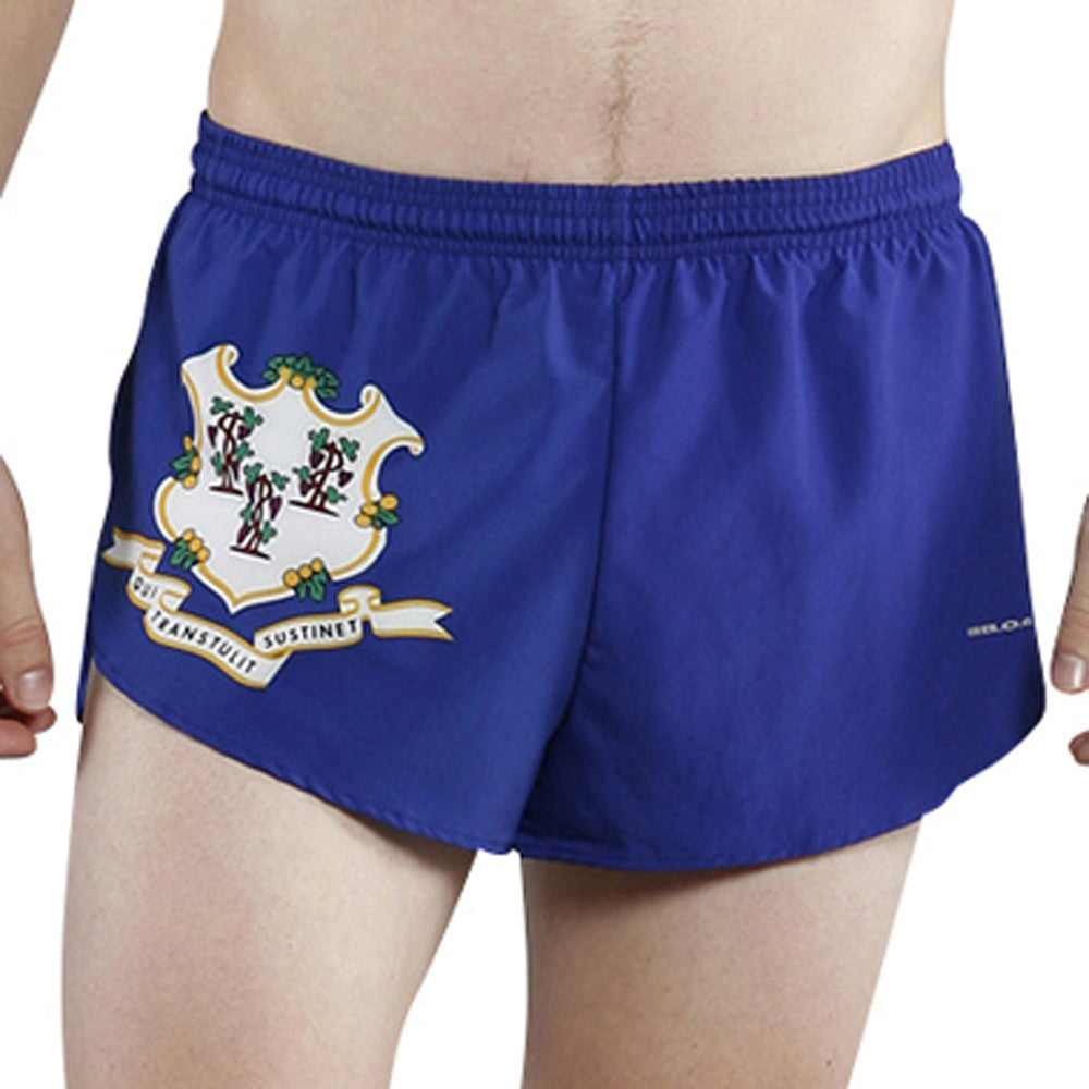 Men's Flag 1" Elite Split Shorts - Connecticut