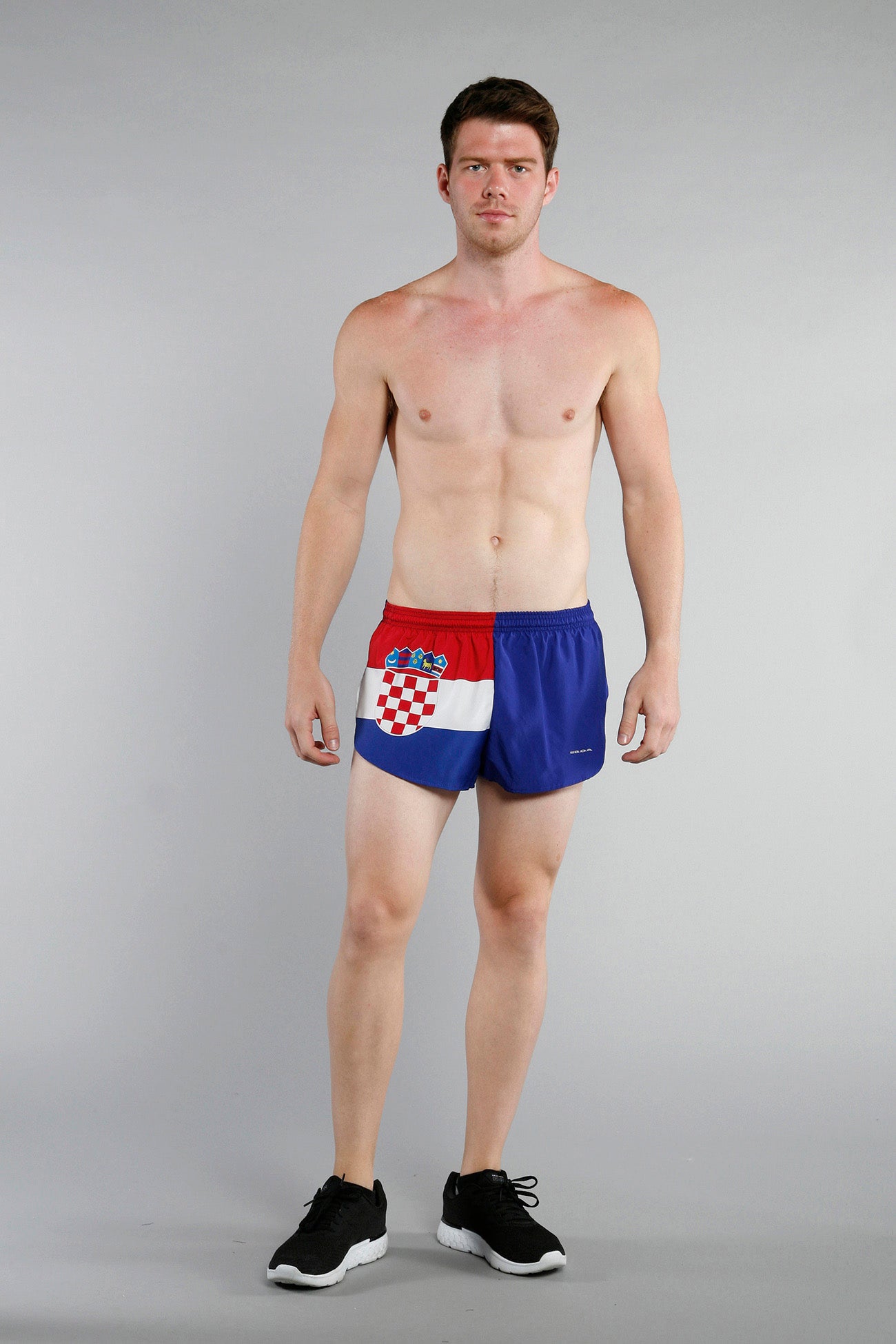 Men's Flag 1" Elite Split Shorts - Croatia