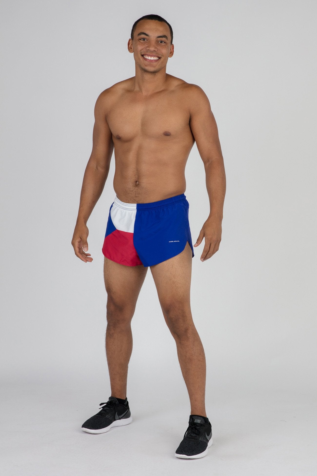 Men's Flag 1" Elite Split Shorts [C] - Czech Republic