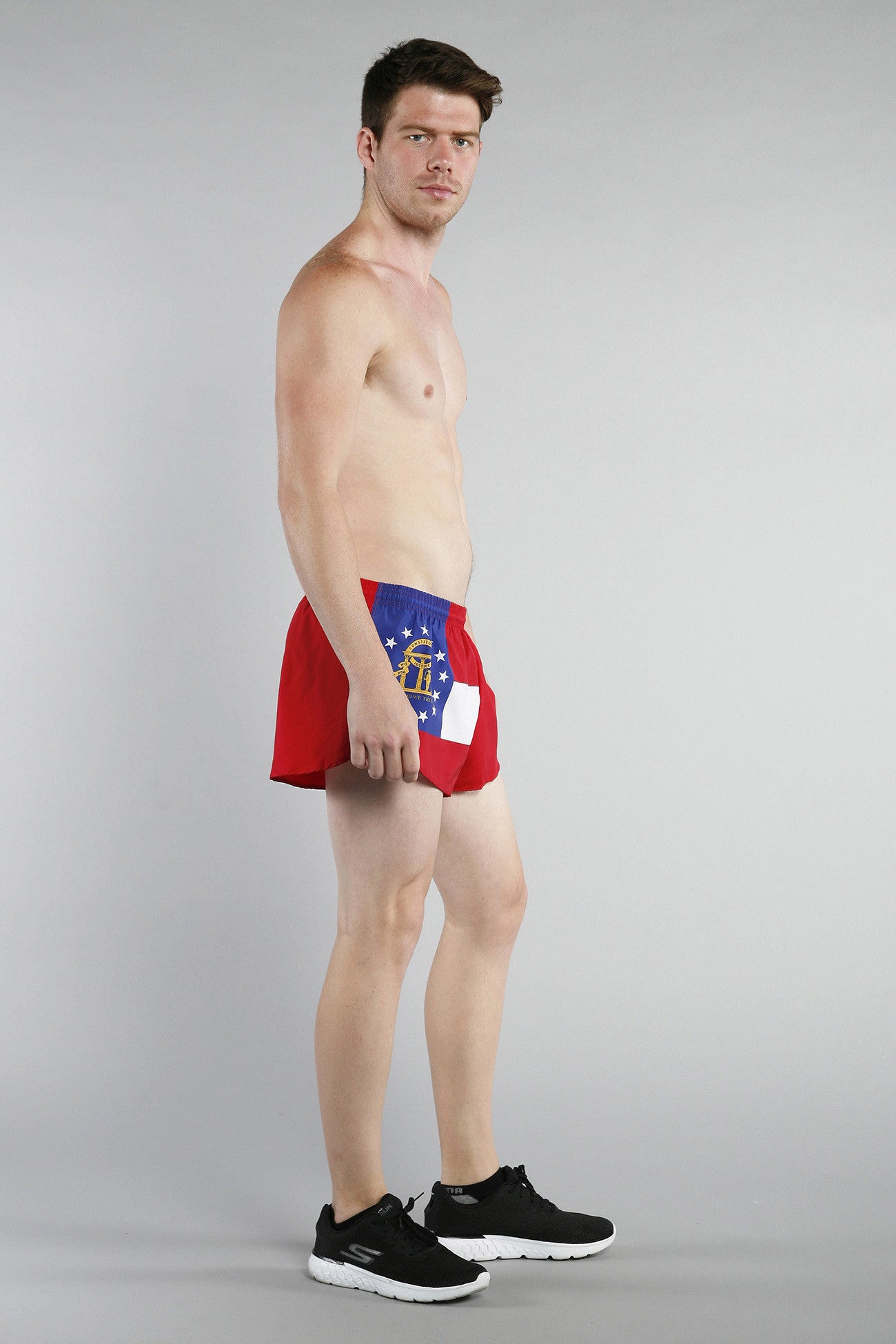 MEN'S 1" ELITE SPLIT SHORT- GEORGIA - BOAUSA