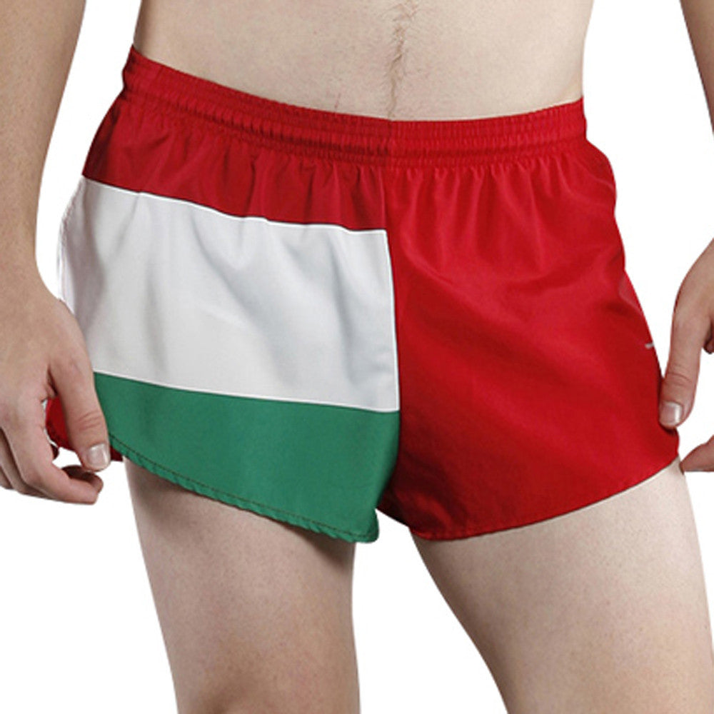 Men's Flag 1" Elite Split Shorts - Hungary