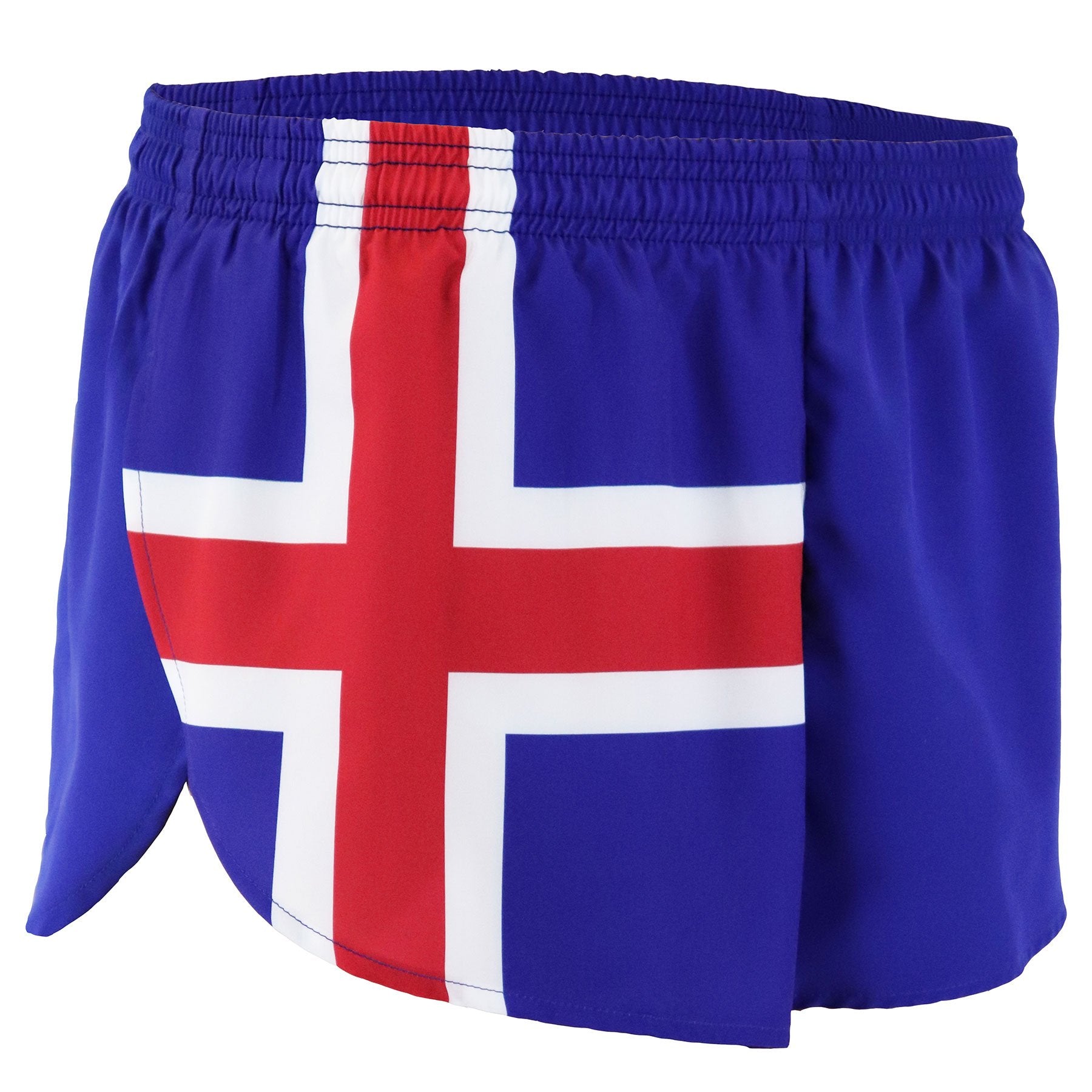 Men's Flag 1" Elite Split Shorts - Iceland