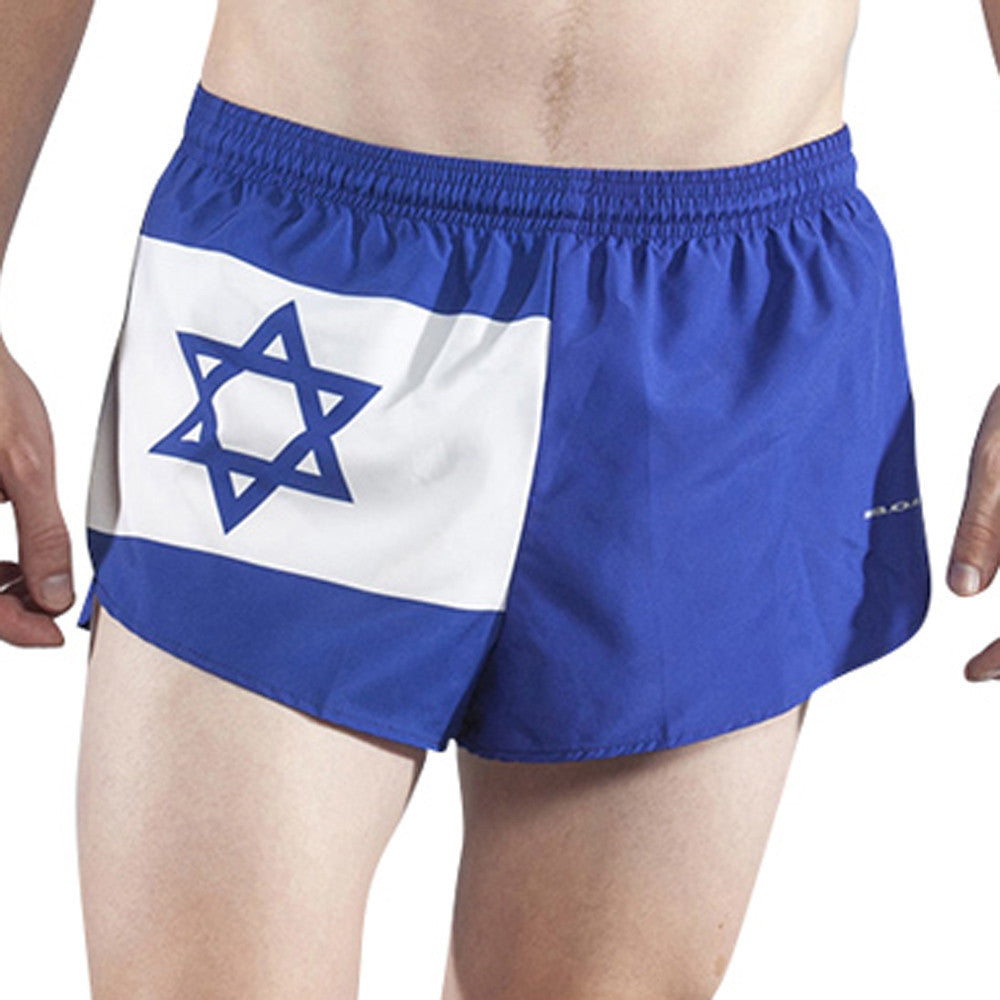 Men's Flag 1" Elite Split Shorts - Israel