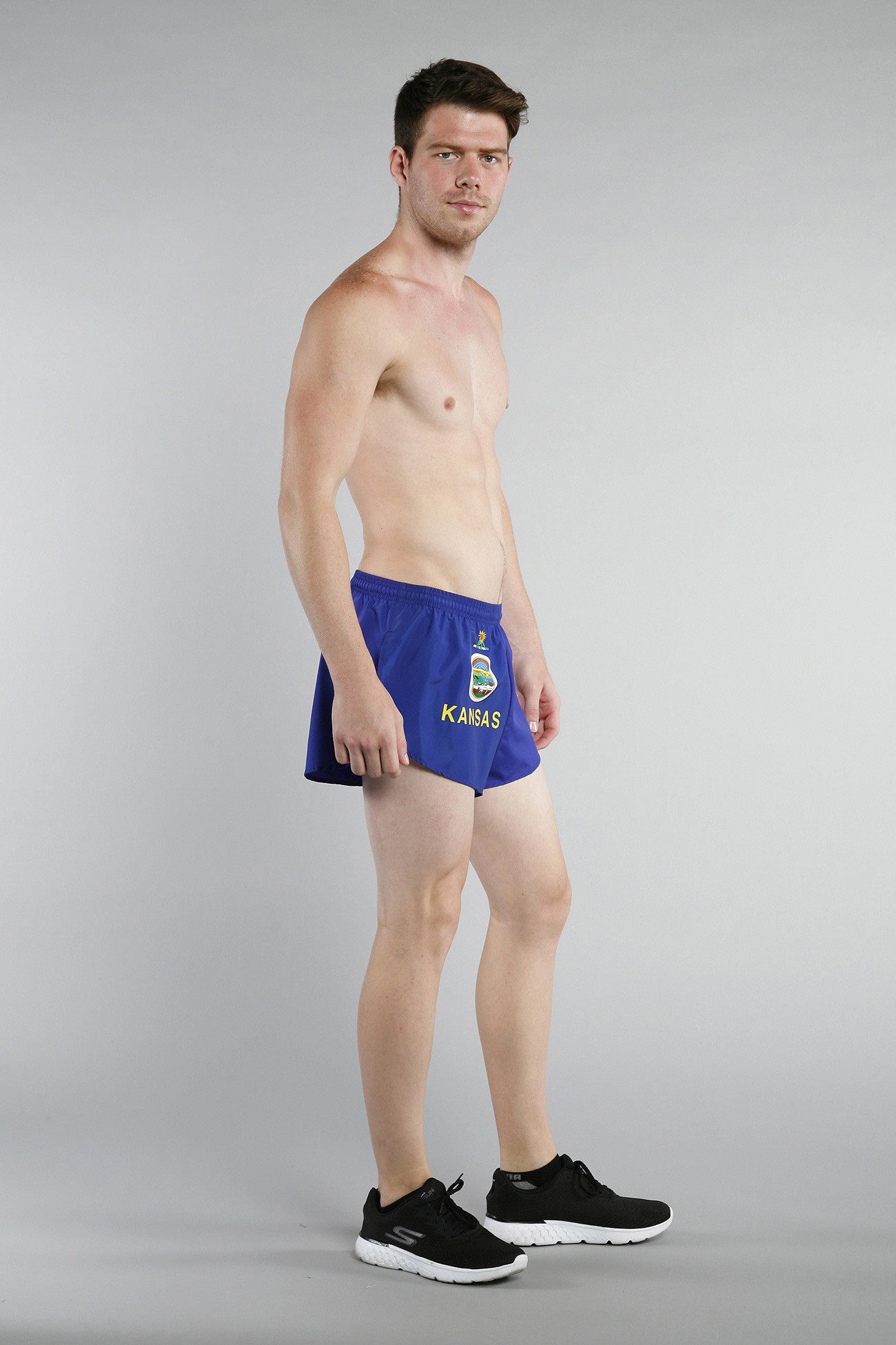 MEN'S 1" ELITE SPLIT SHORT- KANSAS - BOAUSA