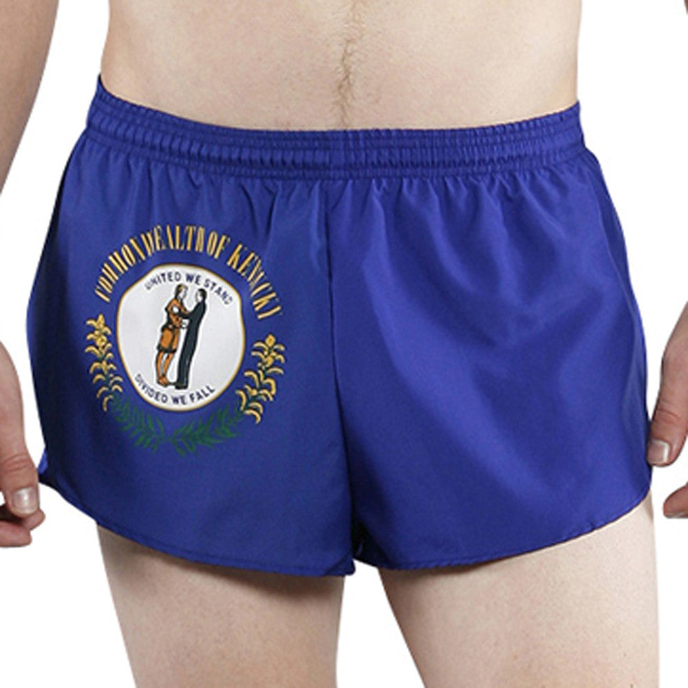 Men's Flag 1" Elite Split Shorts - Kentucky