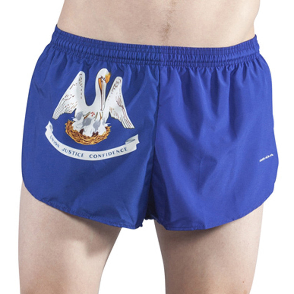 Men's Flag 1" Elite Split Shorts - Louisiana