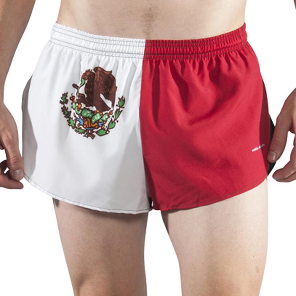 Men's Flag 1" Elite Split Shorts - Mexico