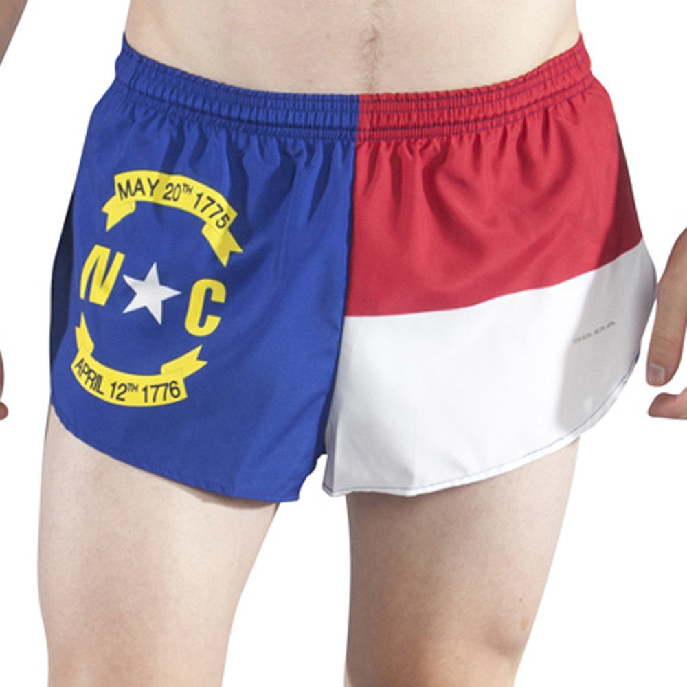 Men's Flag 1" Elite Split Shorts - North Carolina