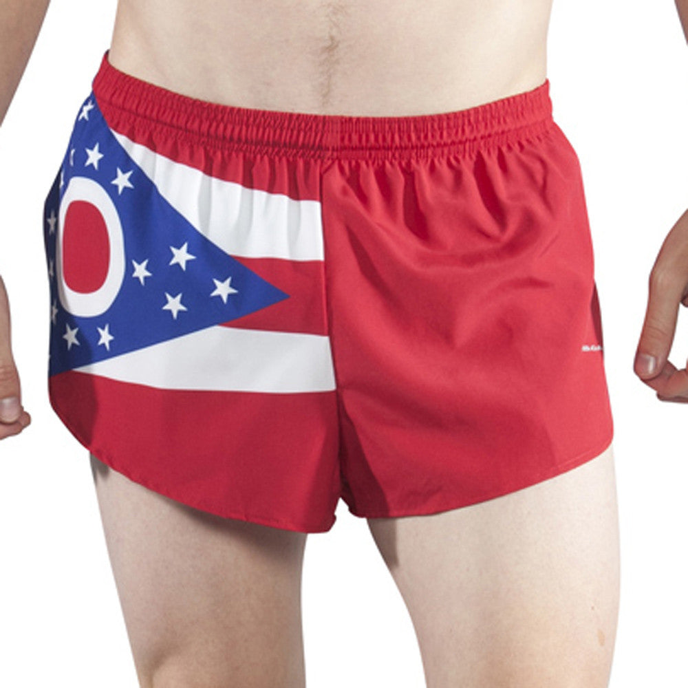 Men's Flag 1" Elite Split Shorts - Ohio