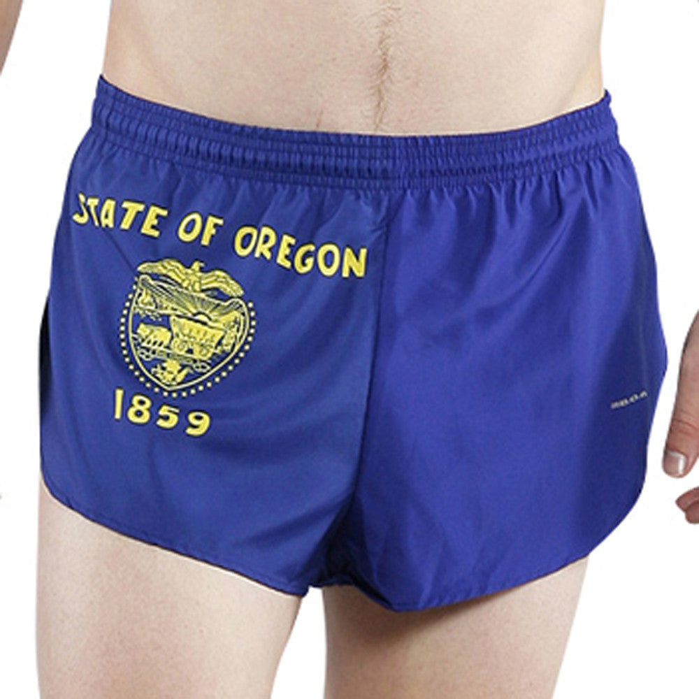 Men's Flag 1" Elite Split Shorts - Oregon