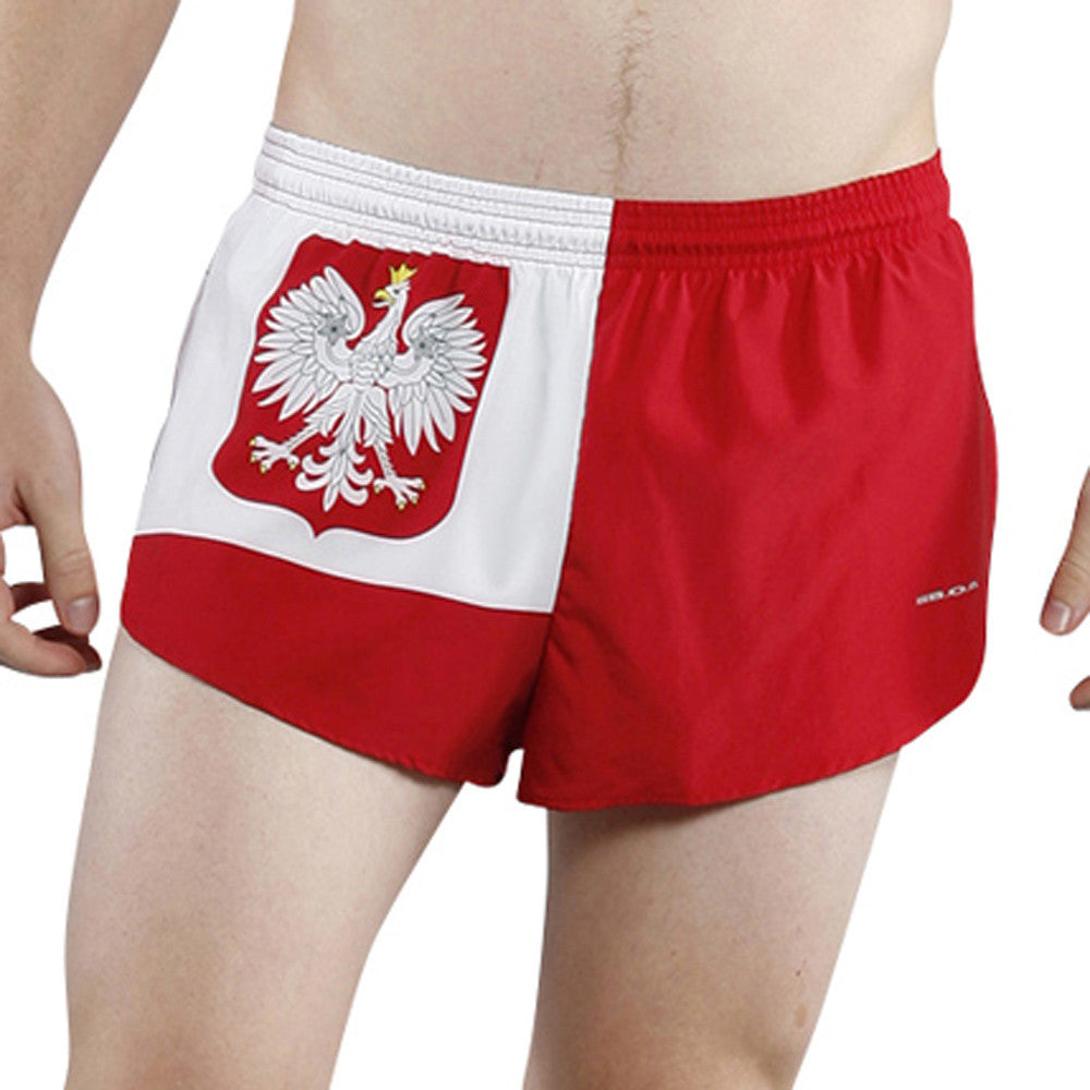 Men's Flag 1" Elite Split Shorts - Poland