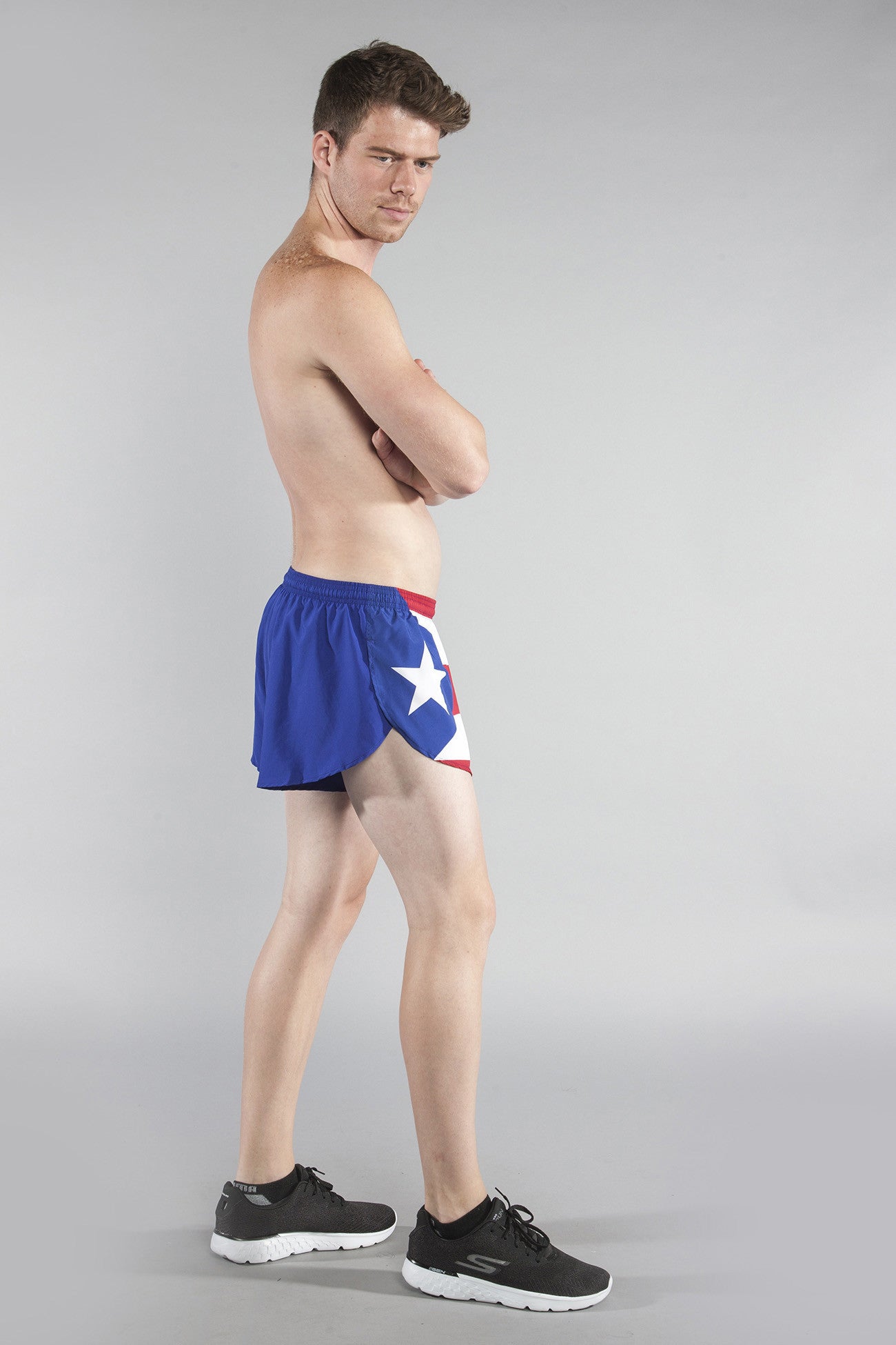 MEN'S 1" ELITE SPLIT SHORT- PUERTO RICO - BOAUSA