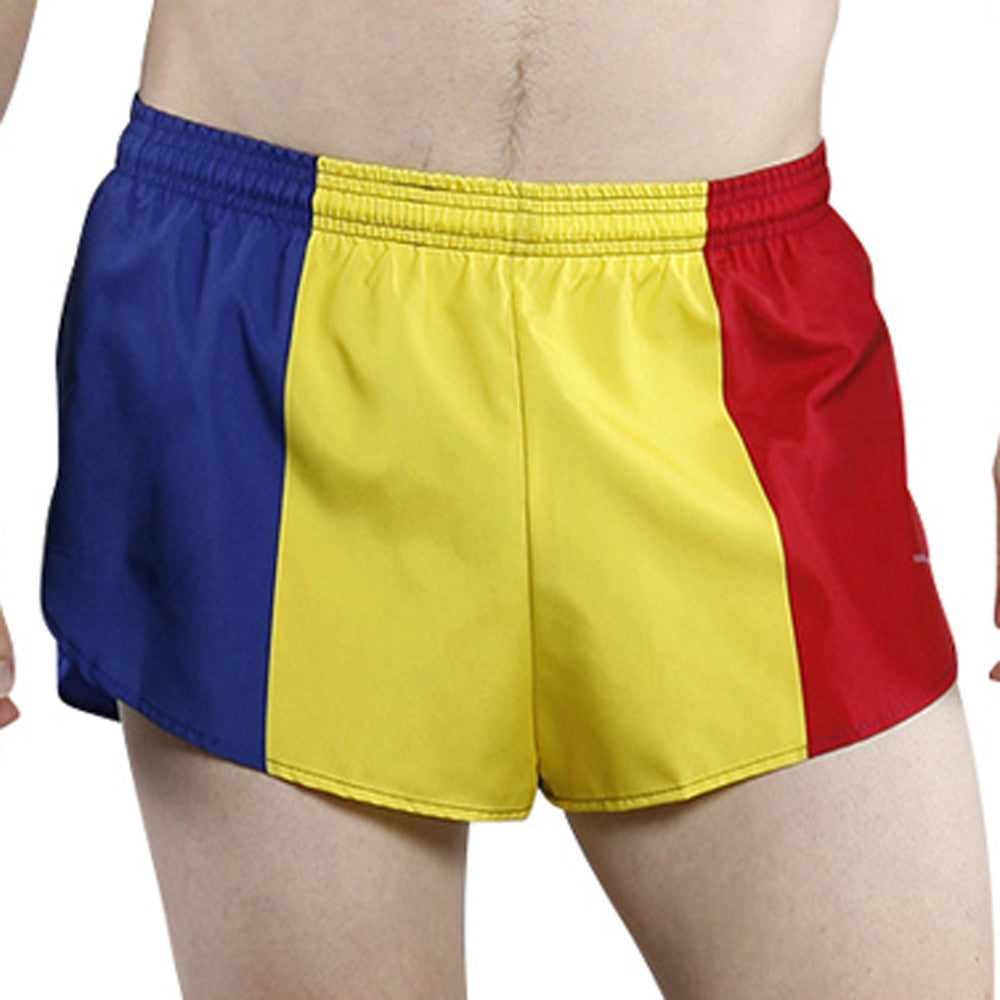 Men's Flag 1" Elite Split Shorts - Romania