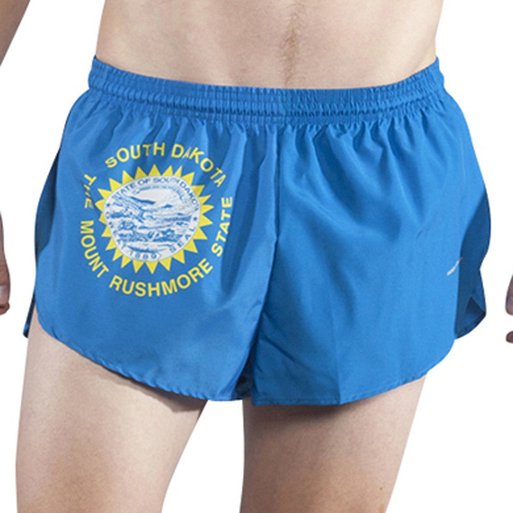 Men's Flag 1" Elite Split Shorts - South Dakota