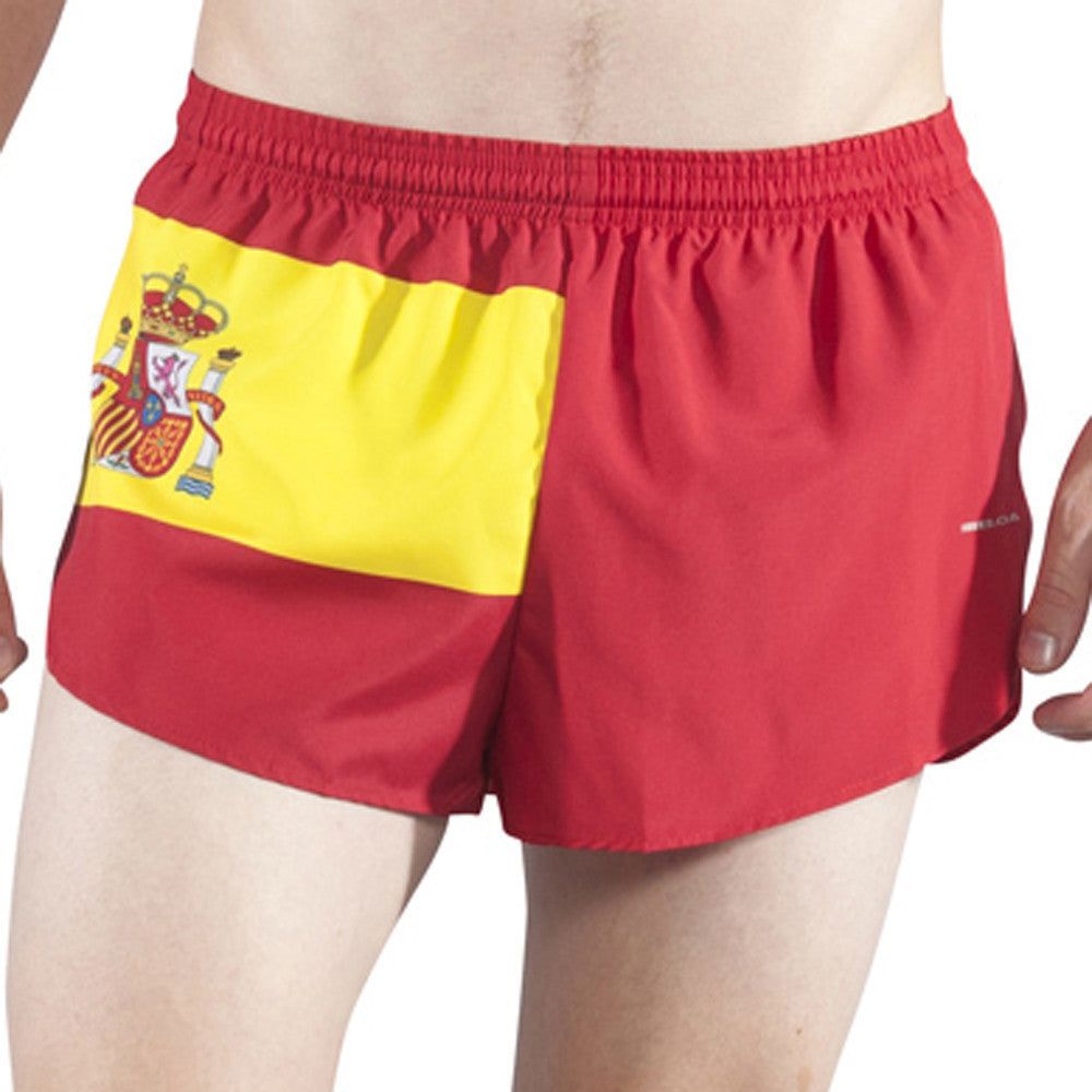 Men's Flag 1" Elite Split Shorts - Spain