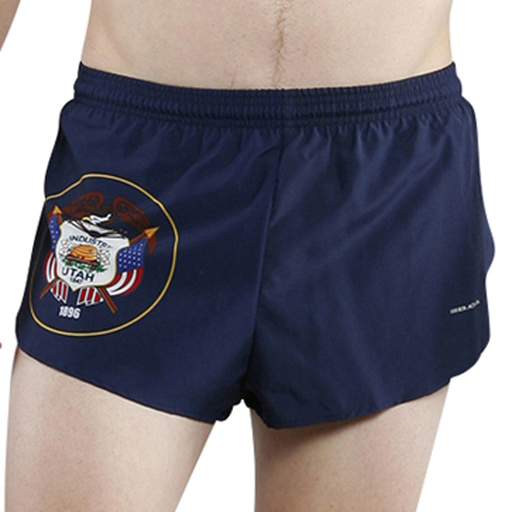 Men's Flag 1" Elite Split Shorts [U-Z] - Utah