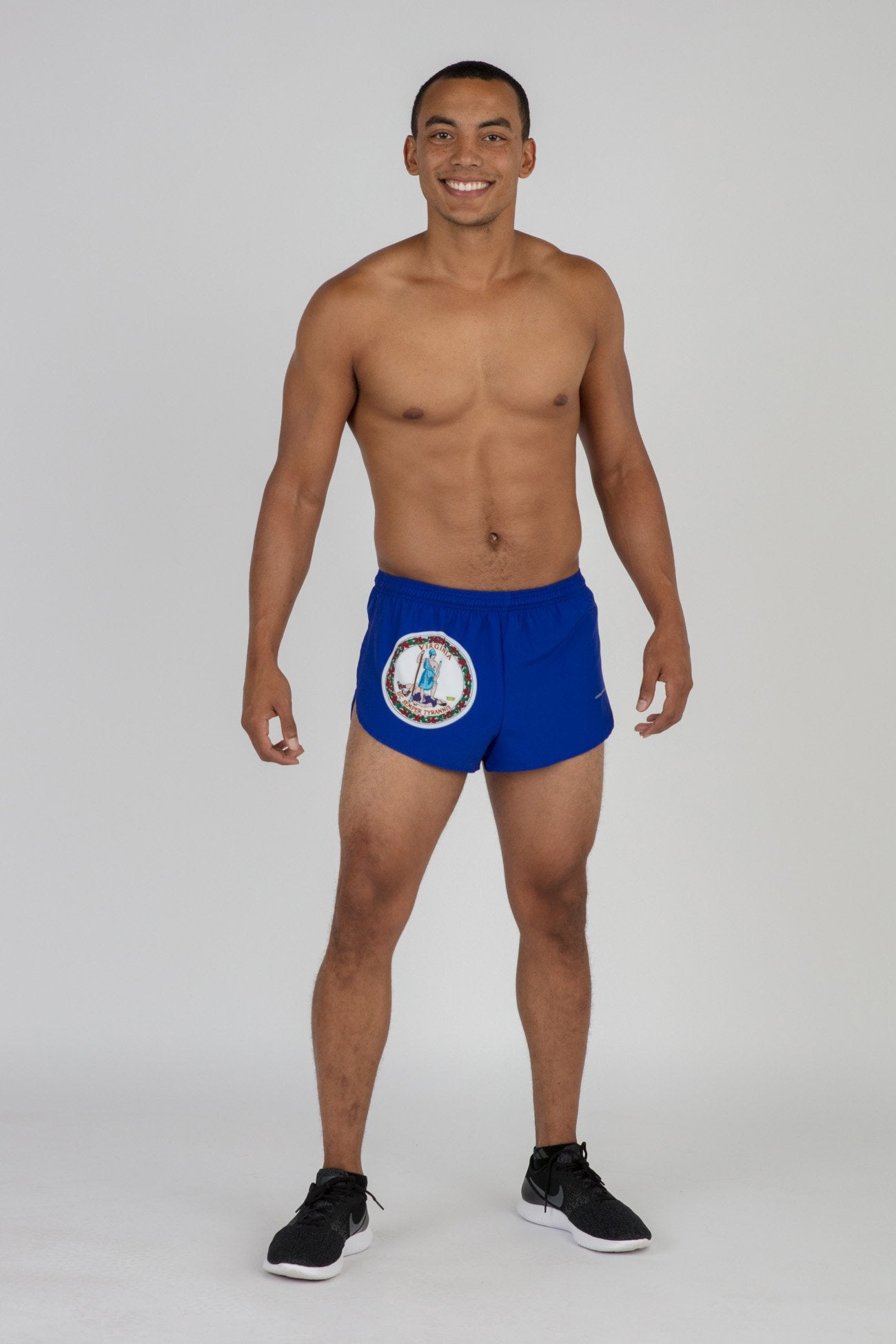 Men's Flag 1" Elite Split Shorts [U-Z] - Virginia