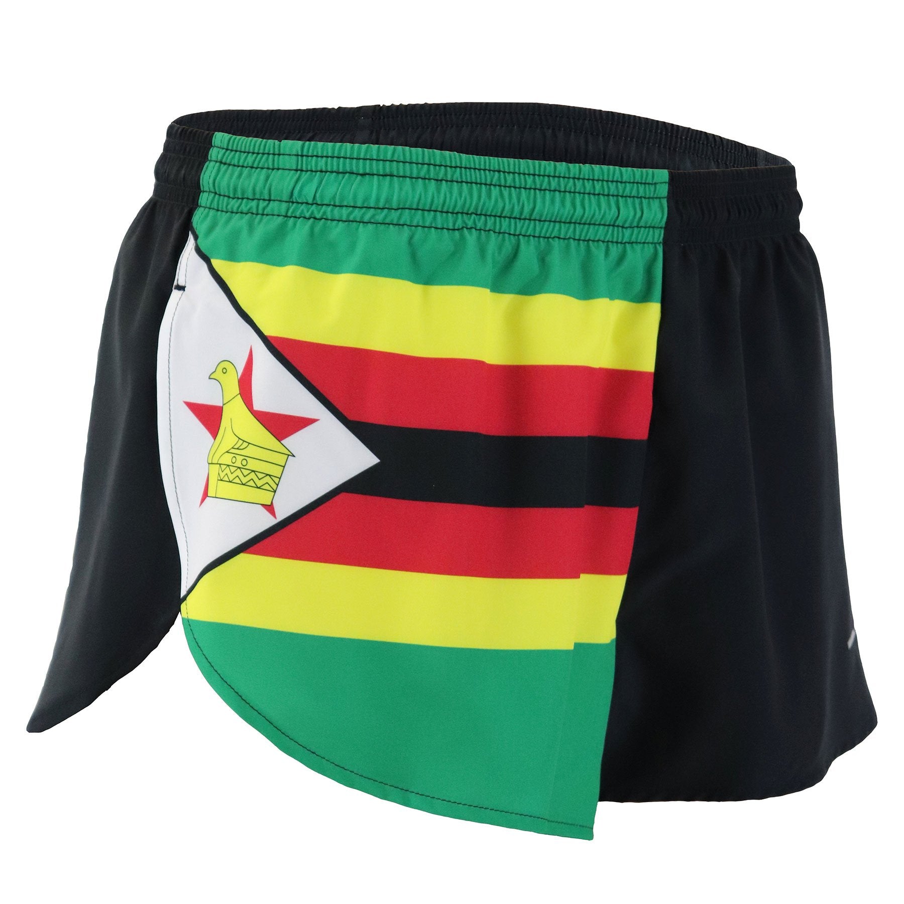 Men's Flag 1" Elite Split Shorts [U-Z] - Zimbabwe