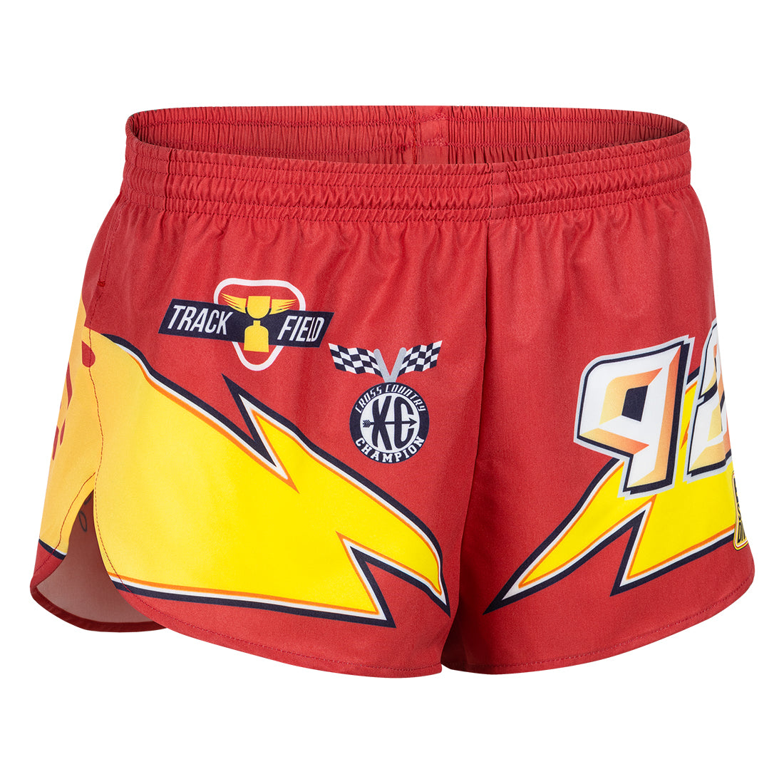 Men's Printed 1" Elite Split Shorts - Speed-Eze