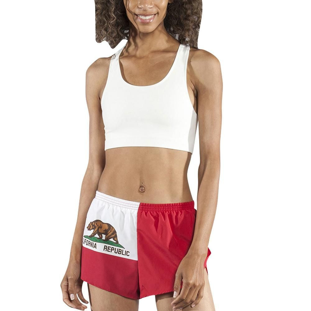 Women's 1" Elite Split Flag Shorts - California