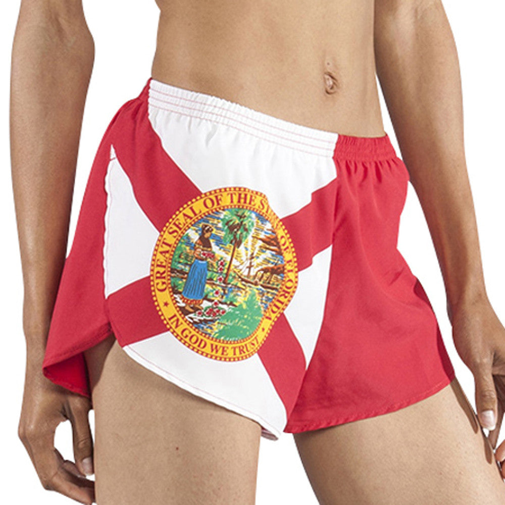 Women's 1" Elite Split Flag Shorts - Florida