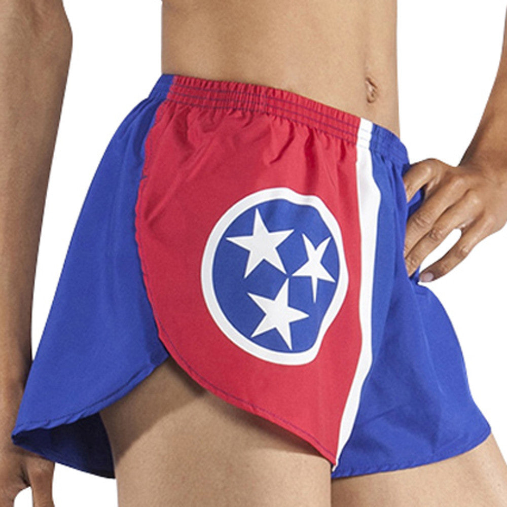 Women's 1" Elite Split Flag Shorts - Tennessee