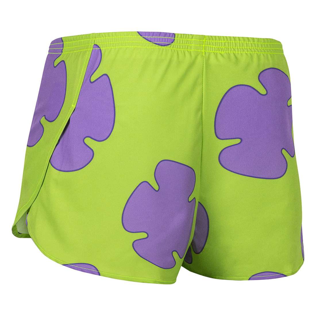 Women's Printed 1" Elite Split Shorts - Flower Power