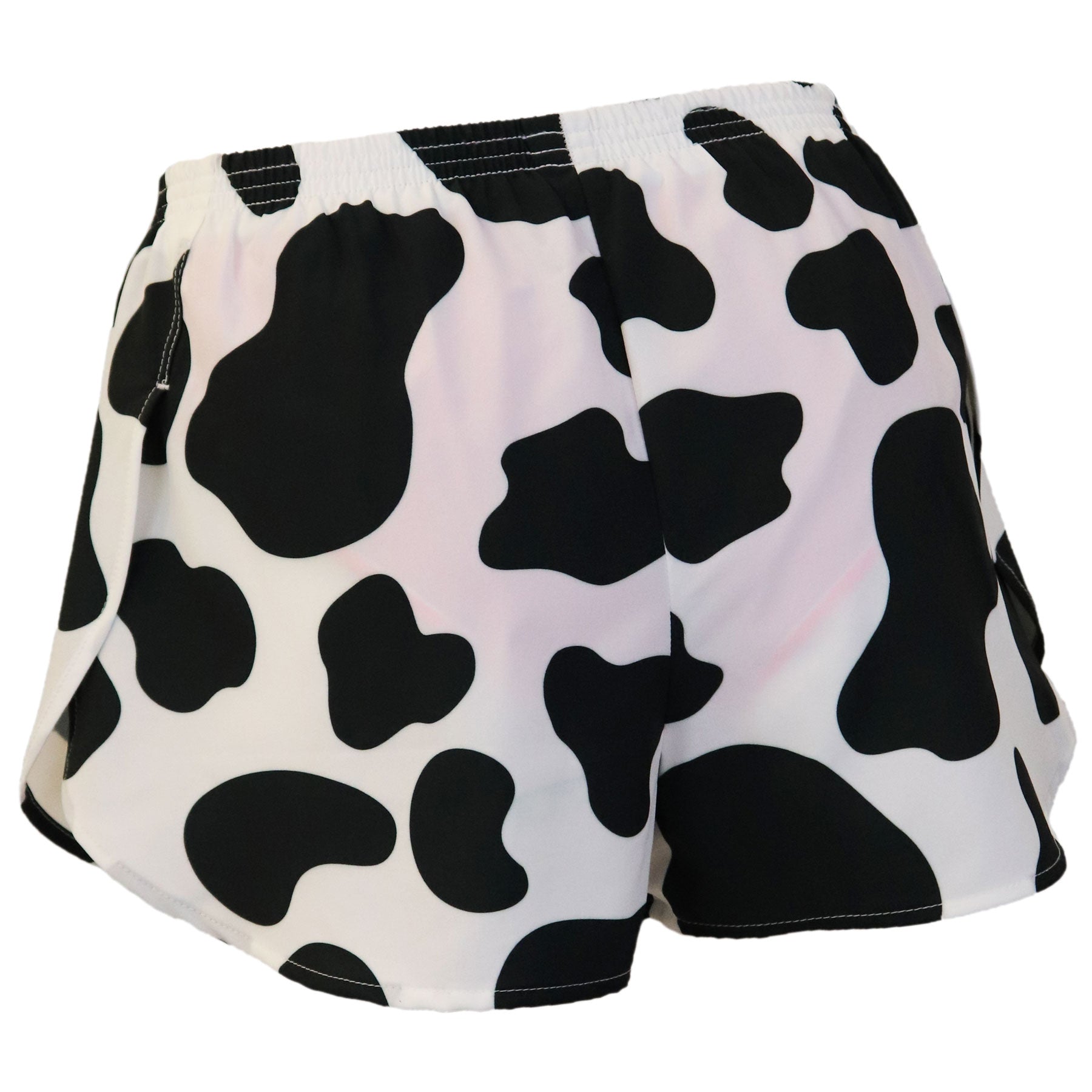 Women's Printed 1" Elite Split Shorts - Moo