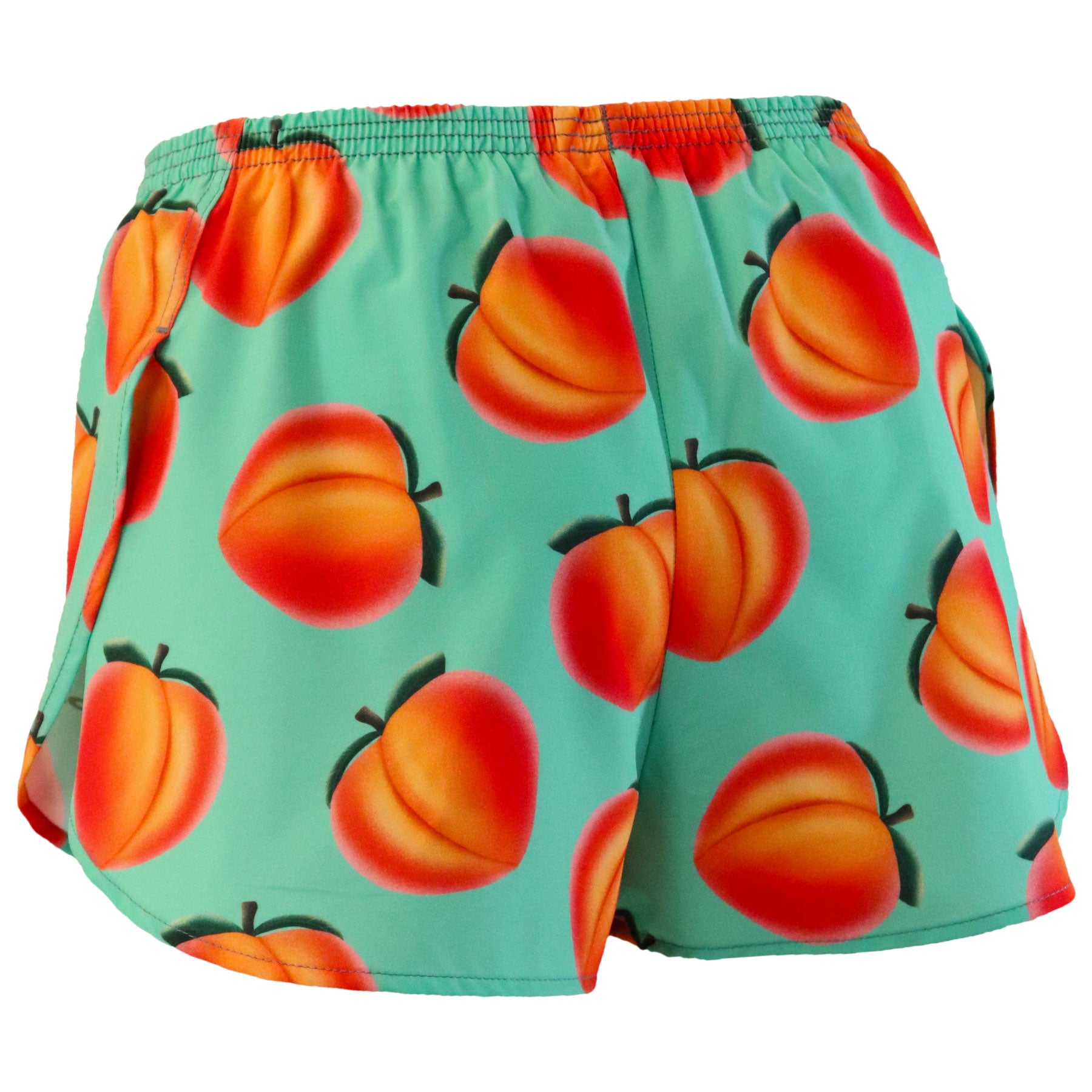 Women's Printed 1" Elite Split Shorts - Peach Perfect