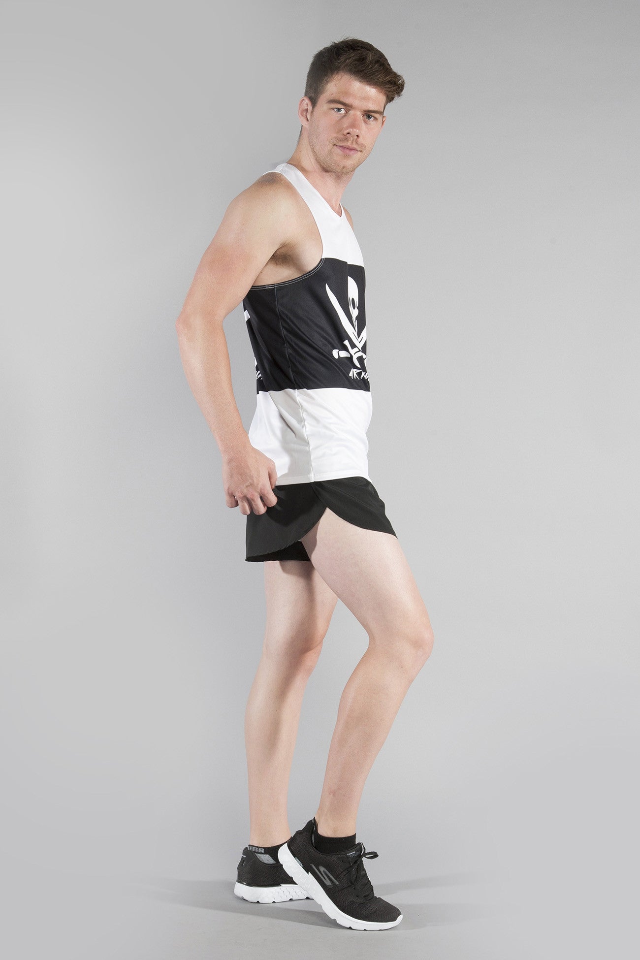 MEN'S PRINTED SINGLET- THE CAP'N - BOAUSA