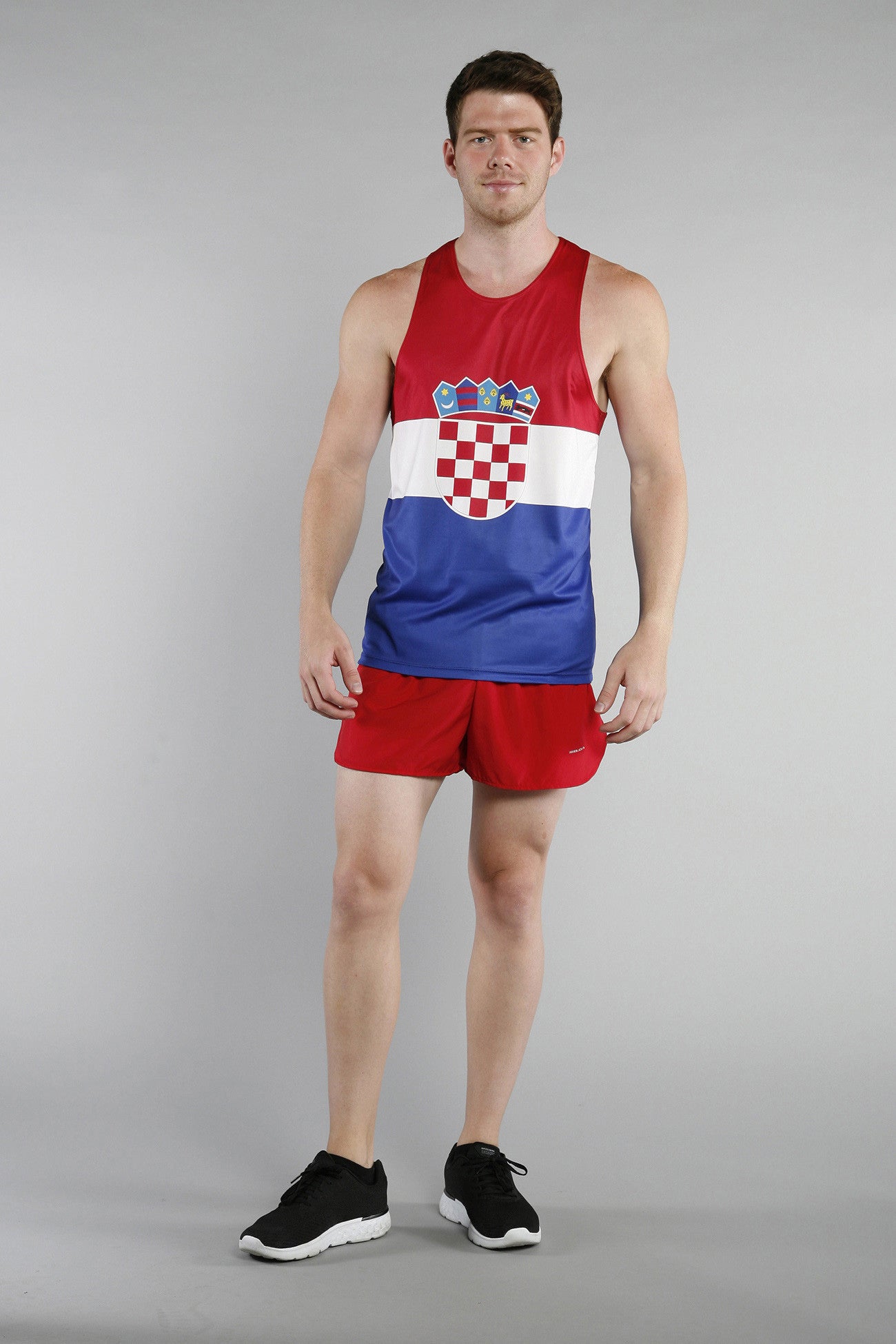 MEN'S PRINTED SINGLET- CROATIA - BOAUSA