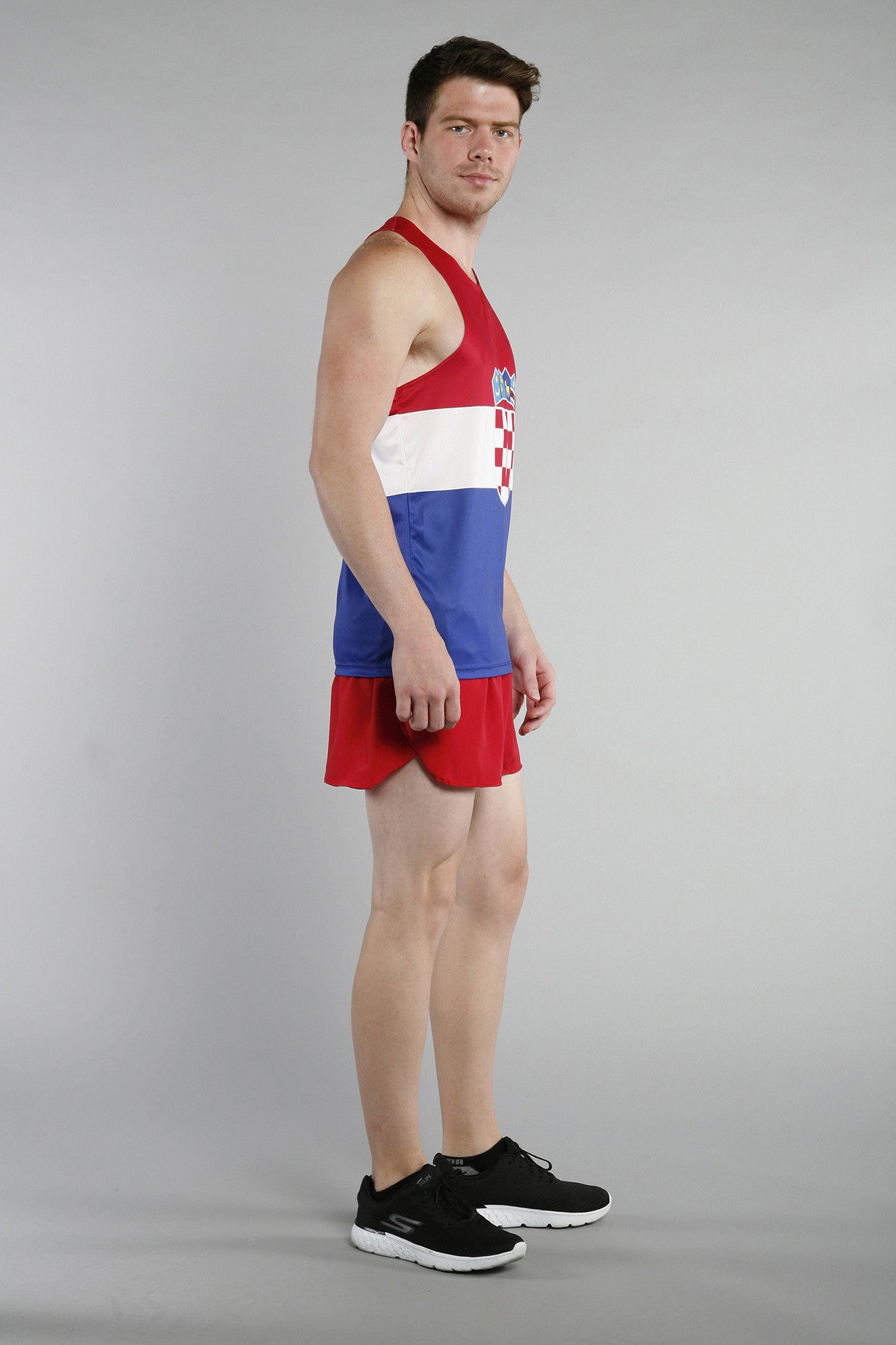 MEN'S PRINTED SINGLET- CROATIA - BOAUSA