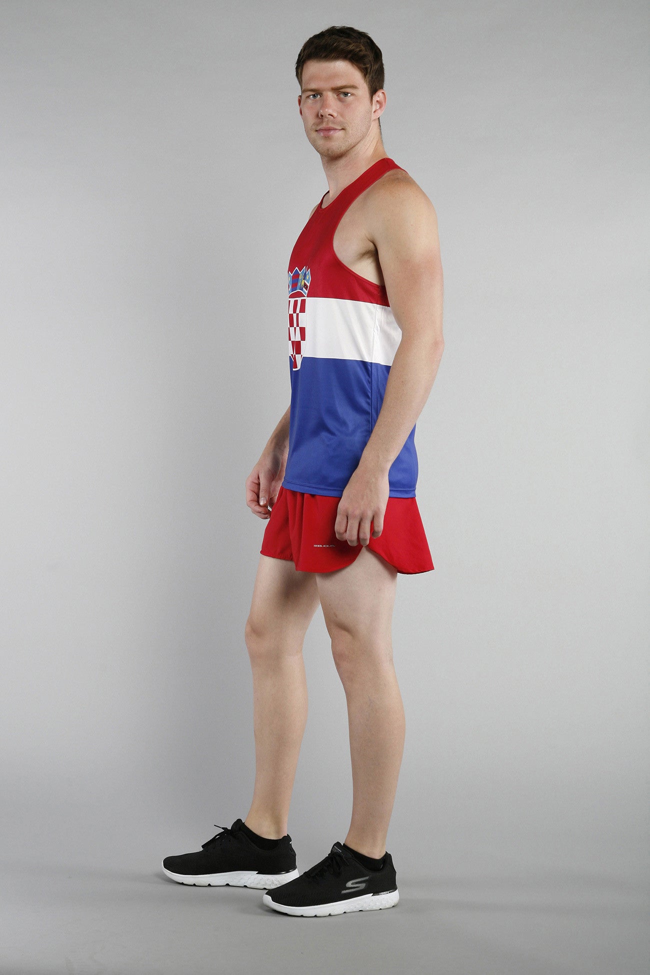 MEN'S PRINTED SINGLET- CROATIA - BOAUSA