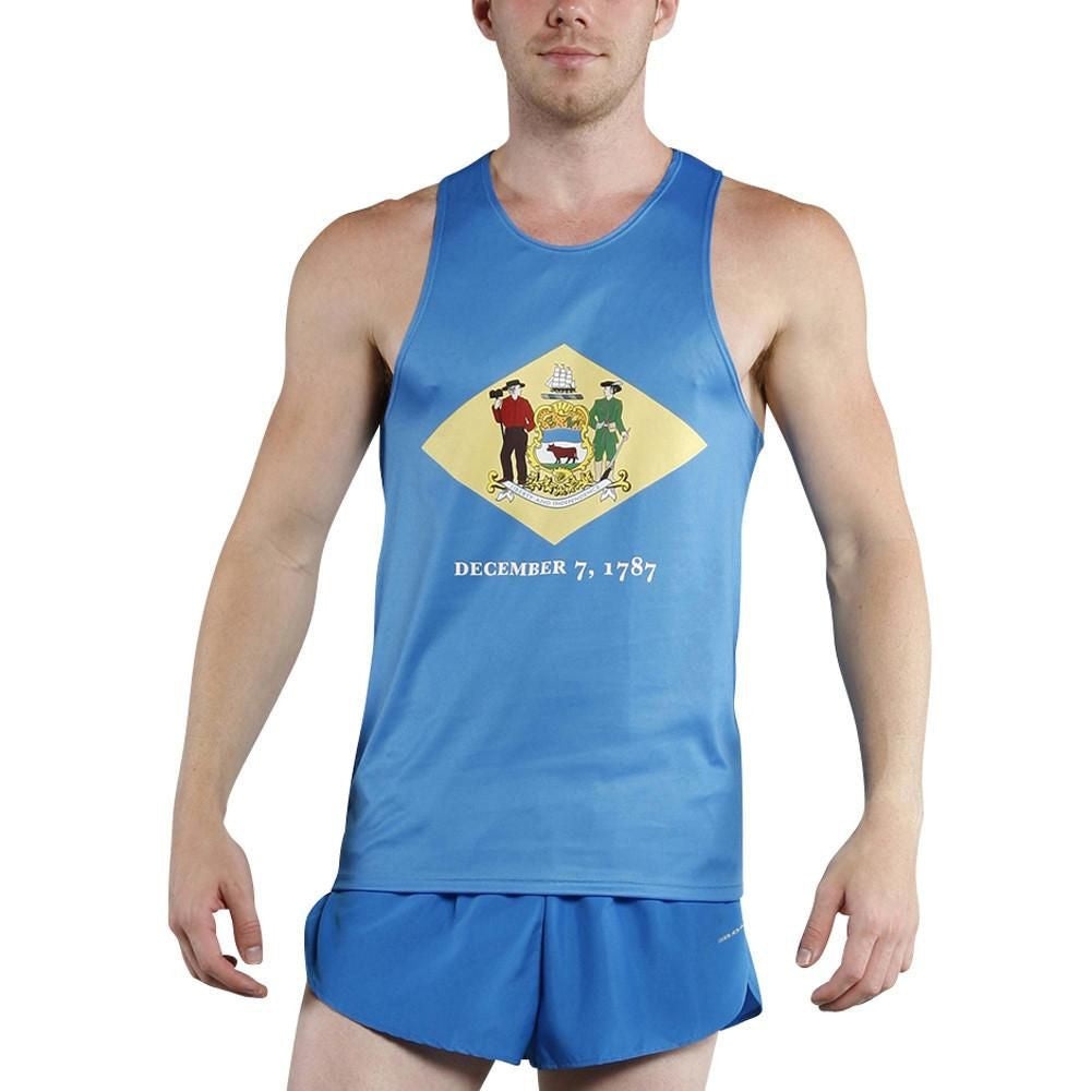 Men's Competitor Lite Printed Singlet - Delaware