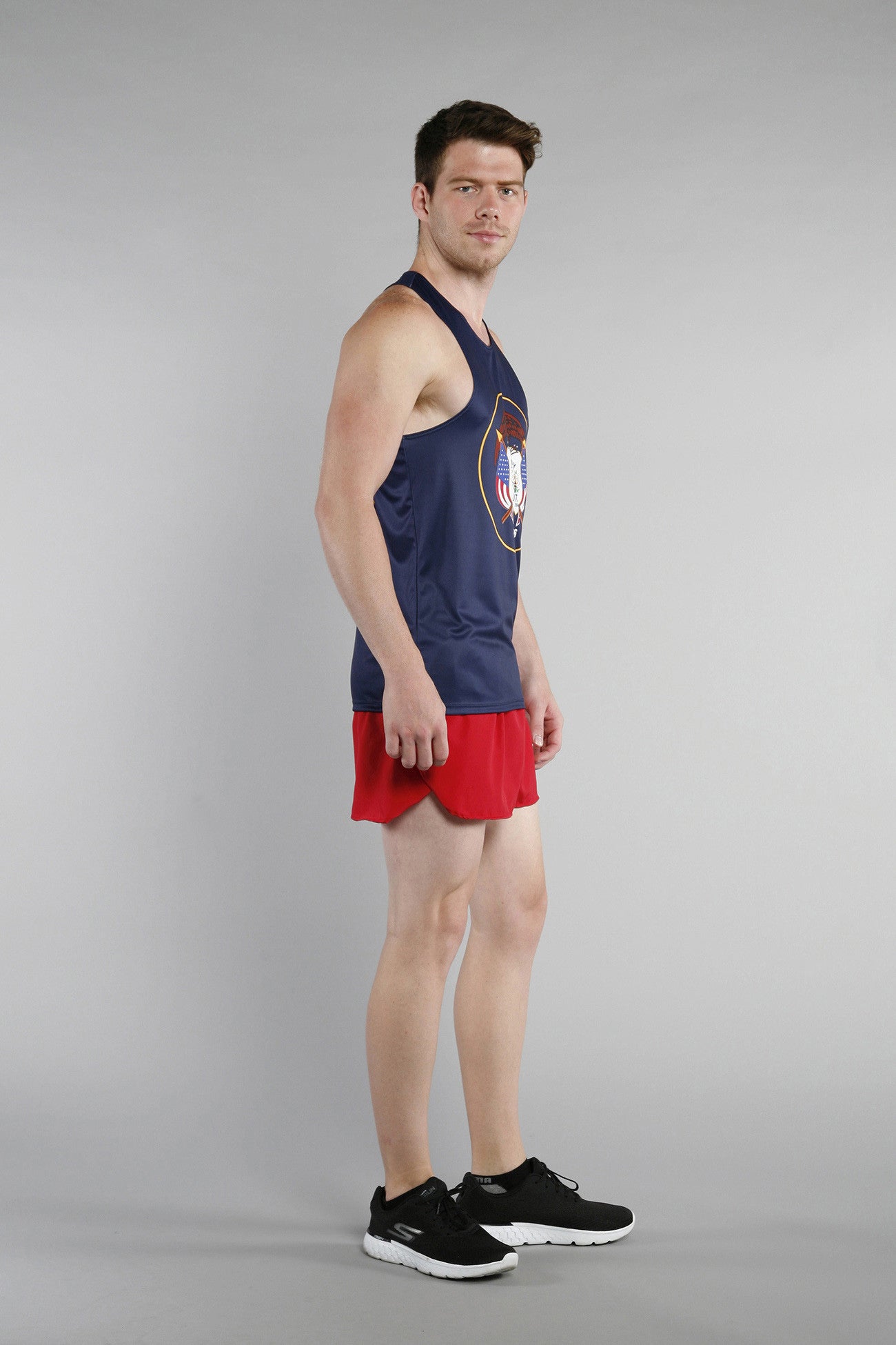 MEN'S PRINTED SINGLET- UTAH - BOAUSA