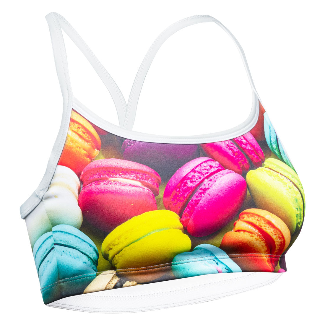 New Longline Macaroon Sport Bra ✨ It came with built-in padded with full  coverage support 🫶🏻